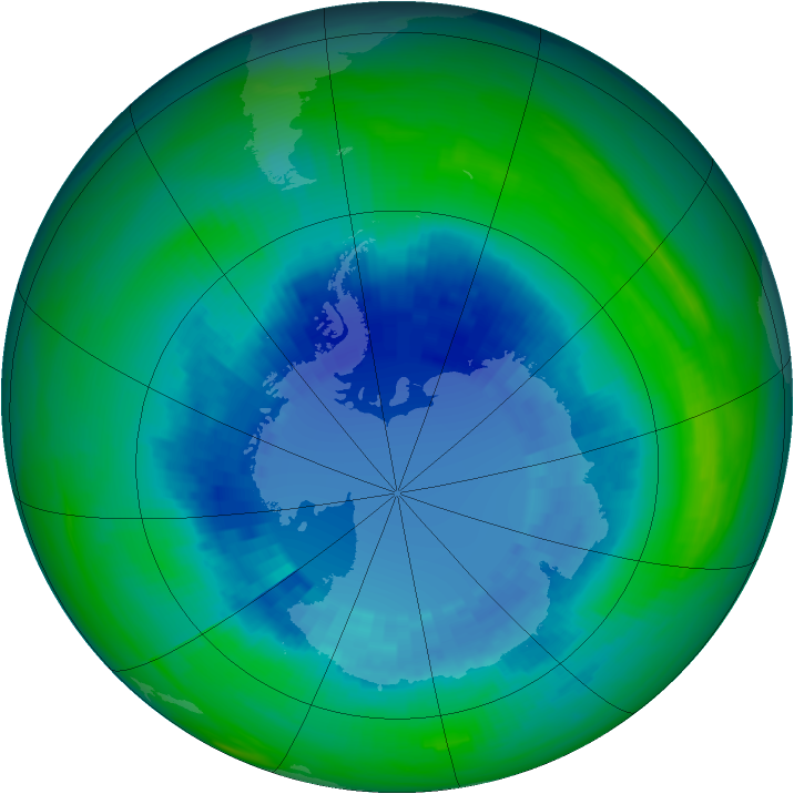Ozone Map 1987-09-01
